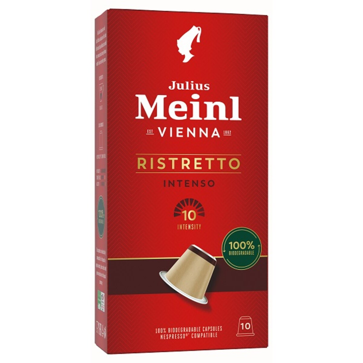 Julius Meinl Ristretto Intenso Nespresso съвместими капсули, 10 бр